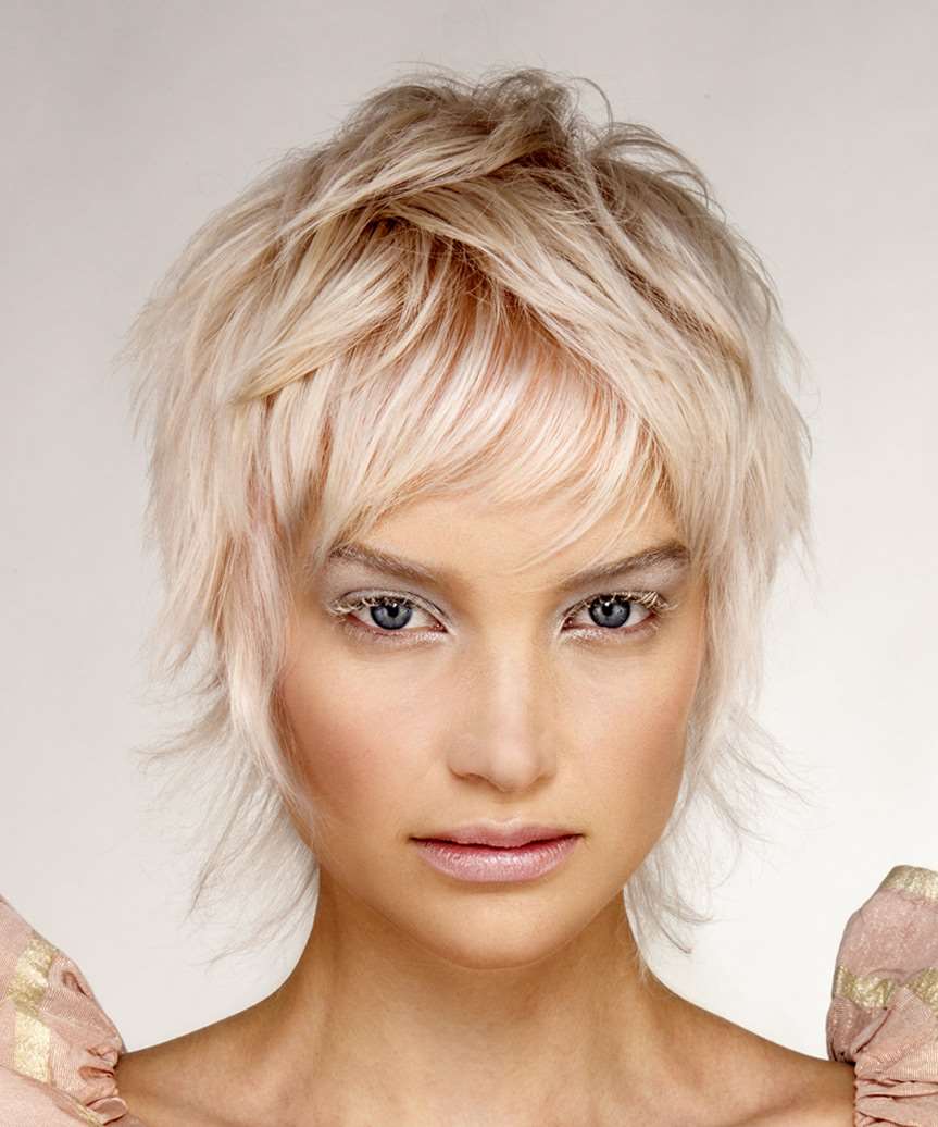 Short Shag With Curtain Bangs Short Shag With Curtain Bangs — Classy Shag Hair