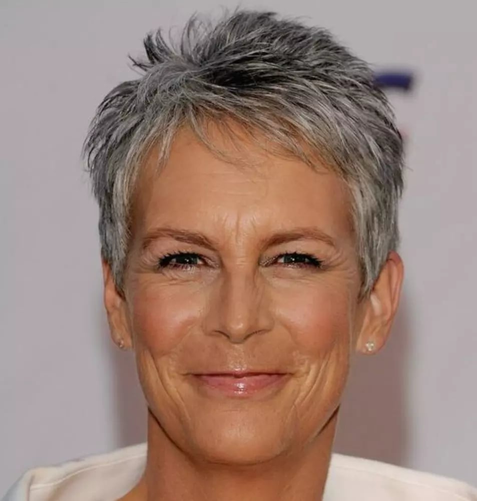 Classic Grey Pixie With Textured Styling — Classy Short Haircuts