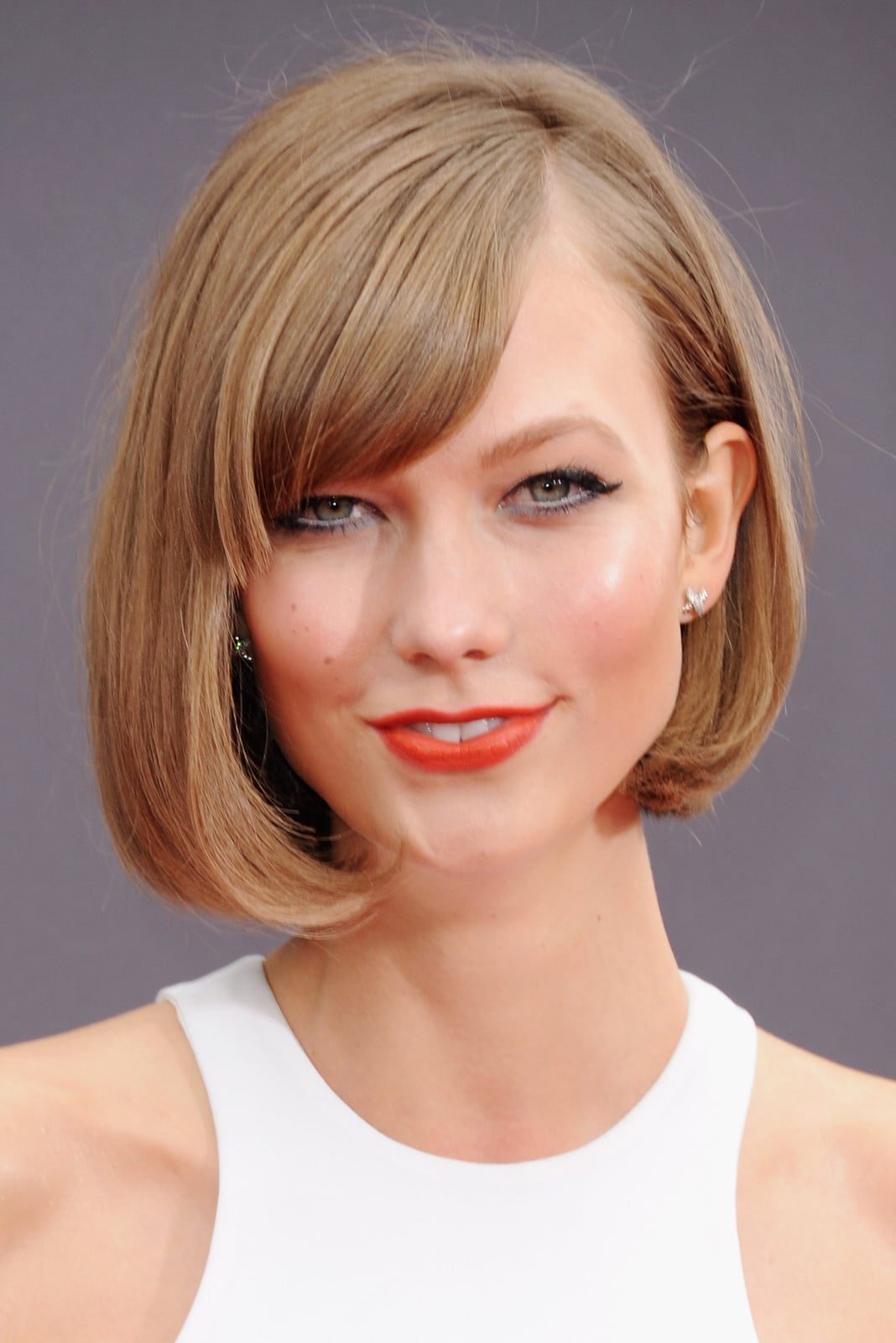 Light Brown Bob With Soft Side Bangs — Classy Side Bangs