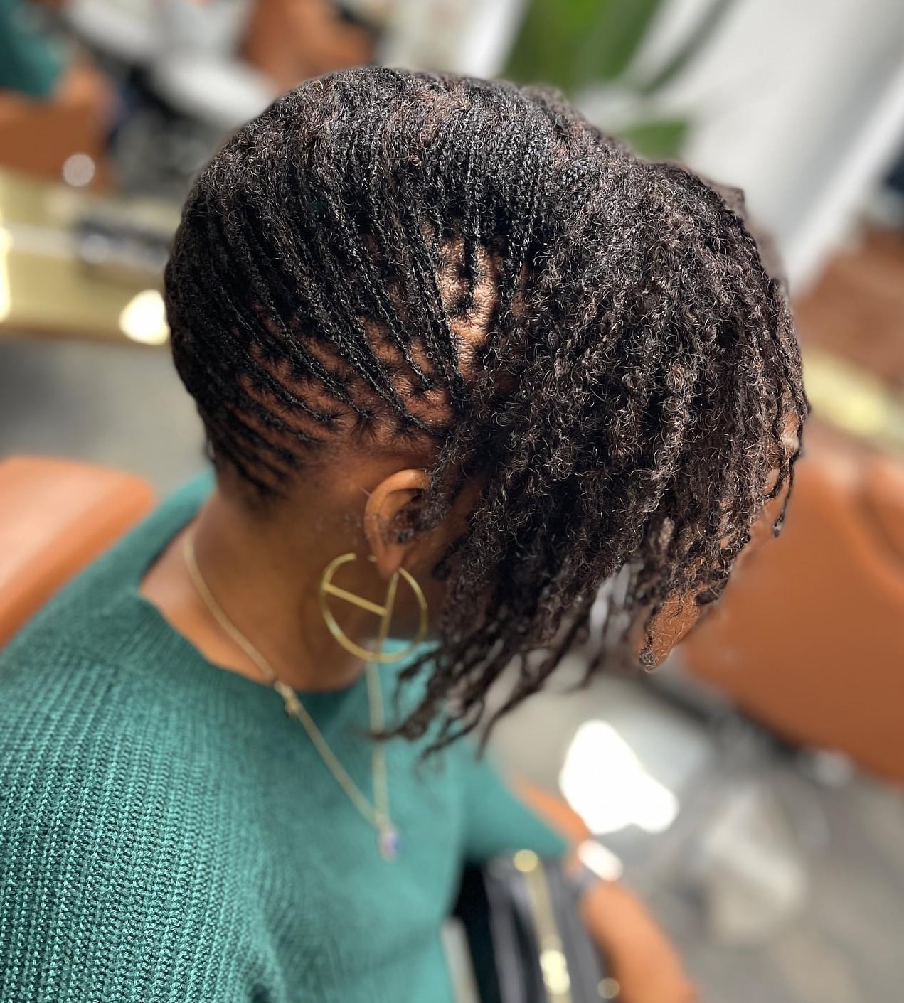 Collarbone Sister Locks Braided Sides Collarbone Sister Locks Braided Sides — Classy Sister Locs