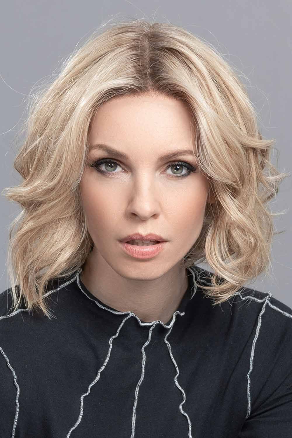 Ash Blonde Collarbone Bob — Classy Styling Wig