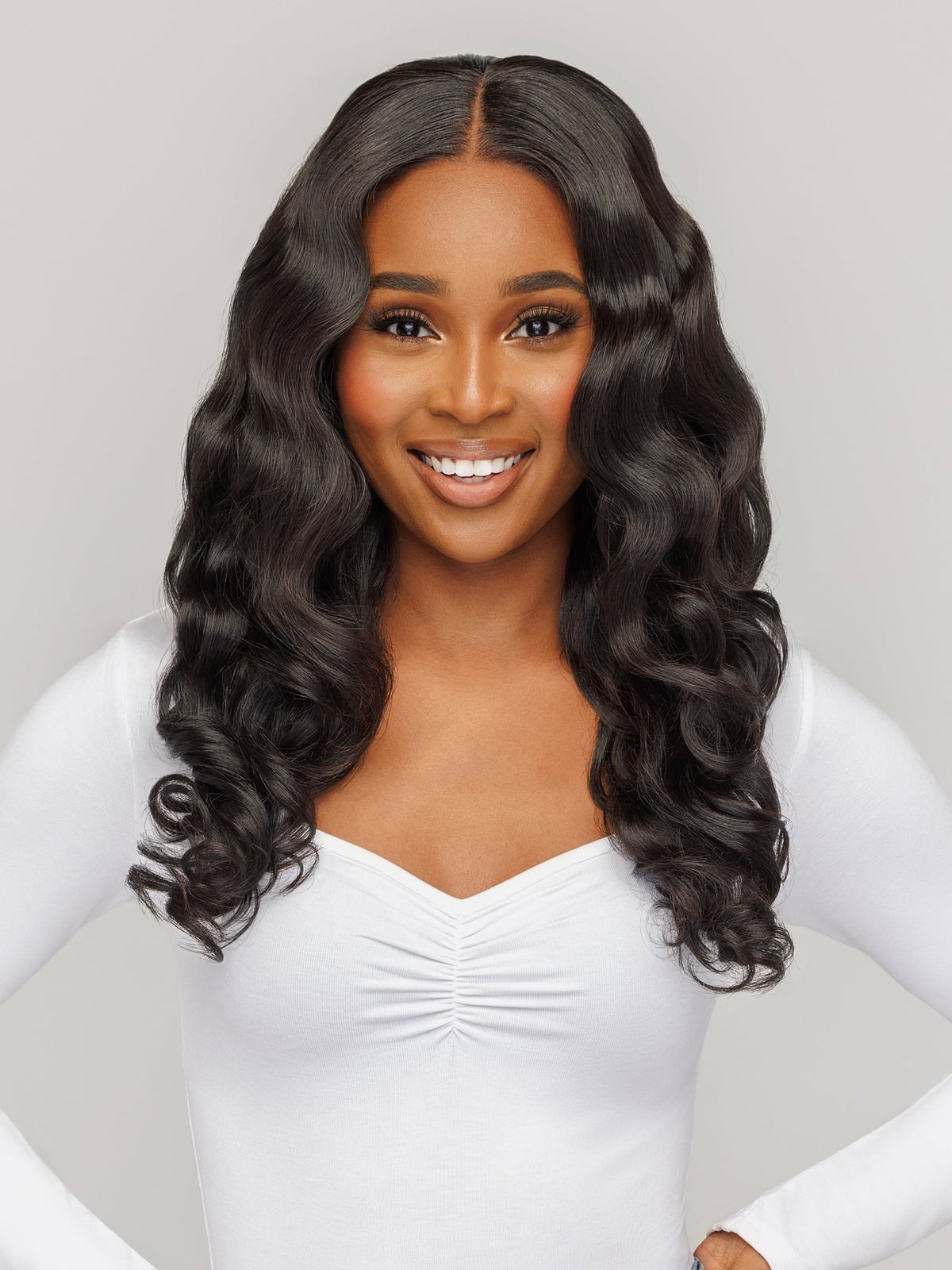 Mid-Back Dark Brown Waves — Classy Styling Wig