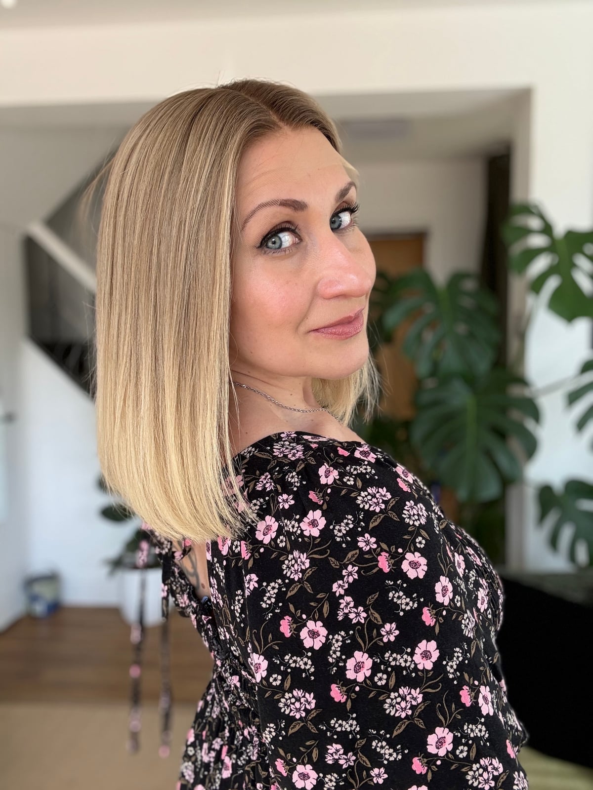 Sleek Ash Blonde Blunt Bob — Classy Styling Wig