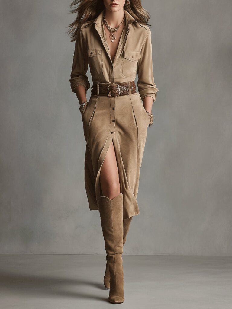 23 Classy Suede Dress Outfits 2027