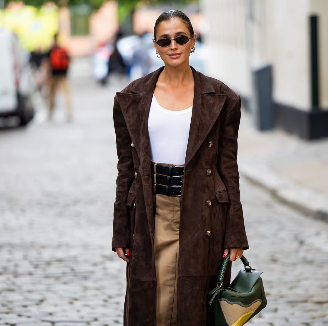 Brown Coat For Winter Style Brown Coat For Winter Style — Classy Suede Jacket Outfits