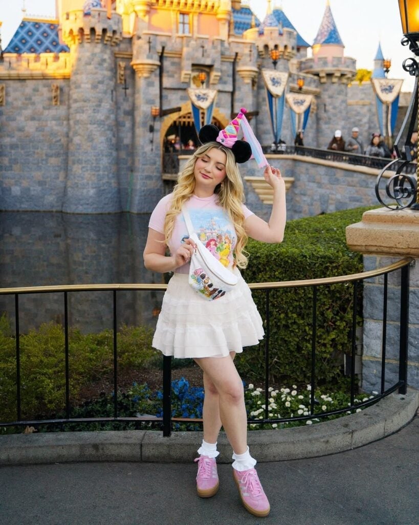 Princess Graphic Tee and Ruffled Skirt Outfit Princess Graphic Tee and Ruffled Skirt Outfit — Classy Theme Park Outfits
