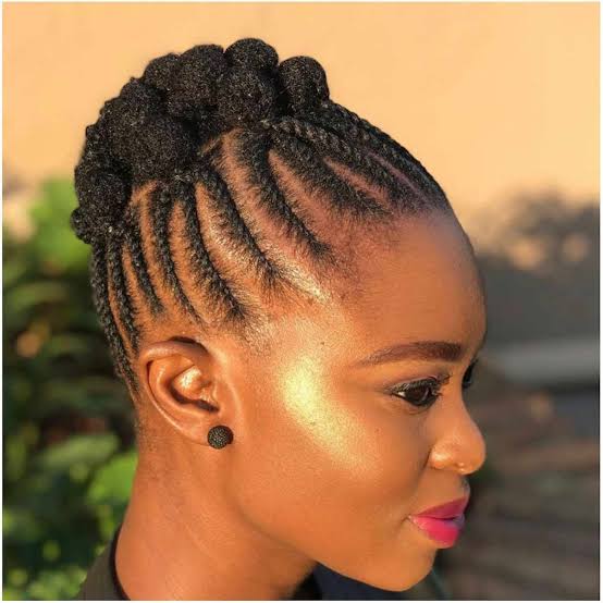 Black Flat Twists With Ornate Accessories — Classy Twist Hairstyles