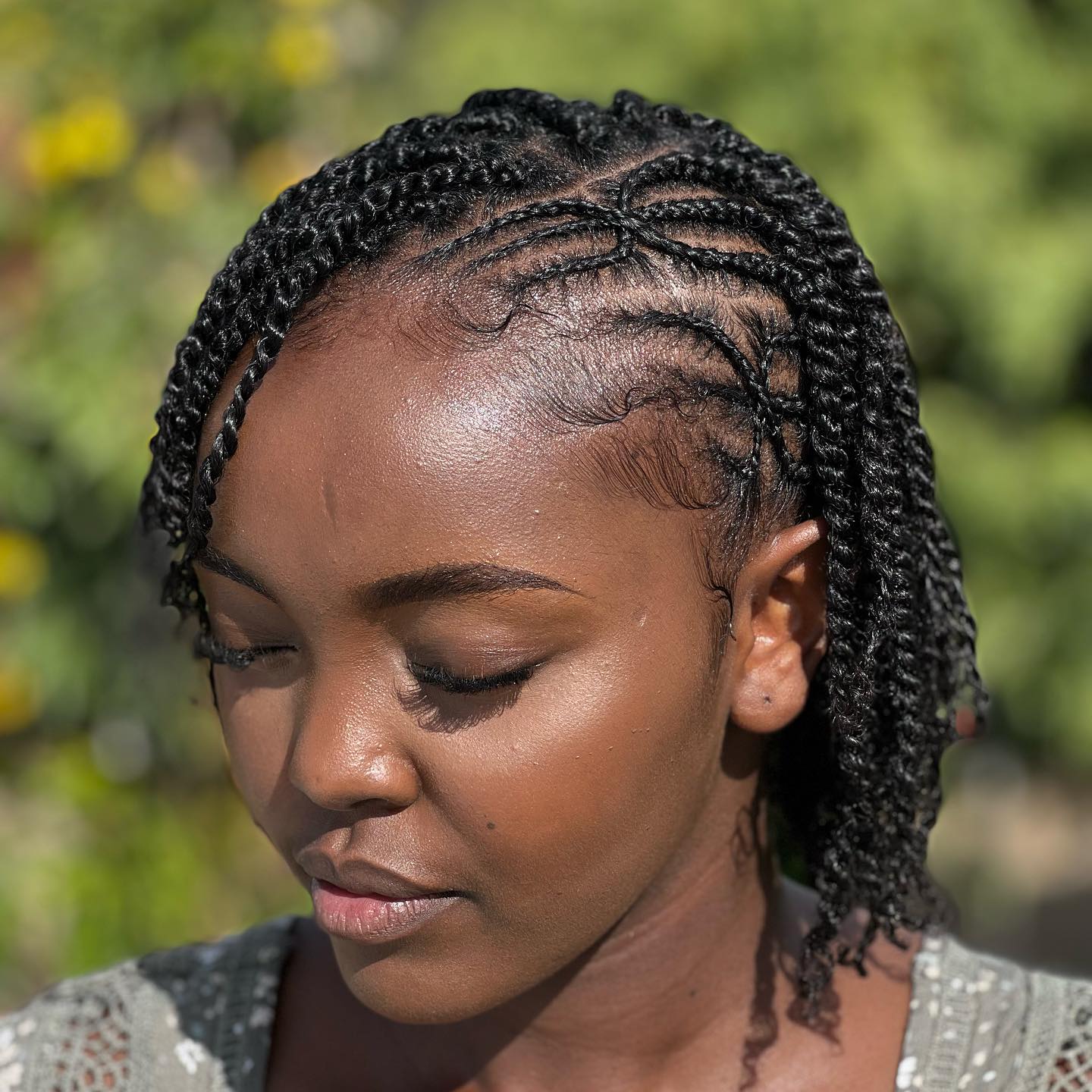 Shoulder Length Coily Black Two-Strand Twists — Classy Twist Hairstyles