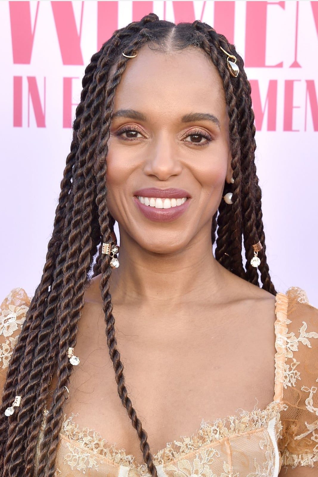 Mid-Back Dark Brown Twists With Curly Ends — Classy Twist Hairstyles