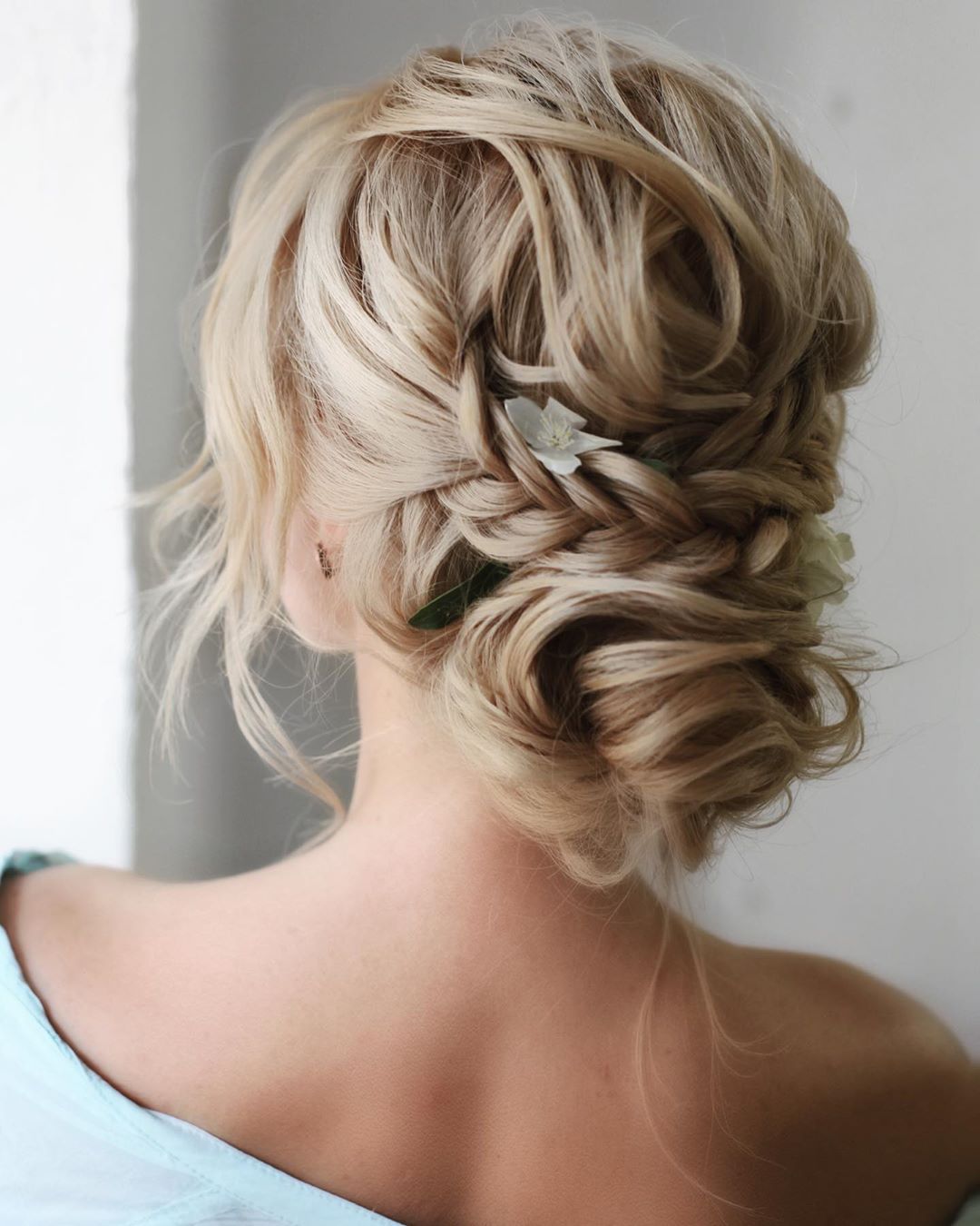 Light Blonde Soft Twisted Updo — Classy Twist Updo