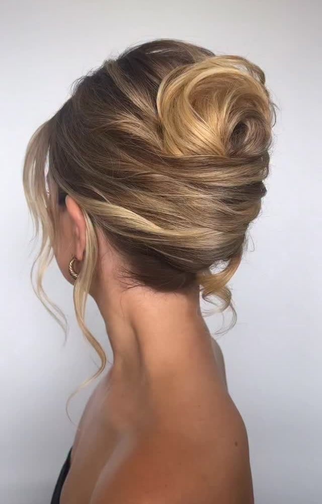 Classic Blonde French Twist — Classy Twist Updo