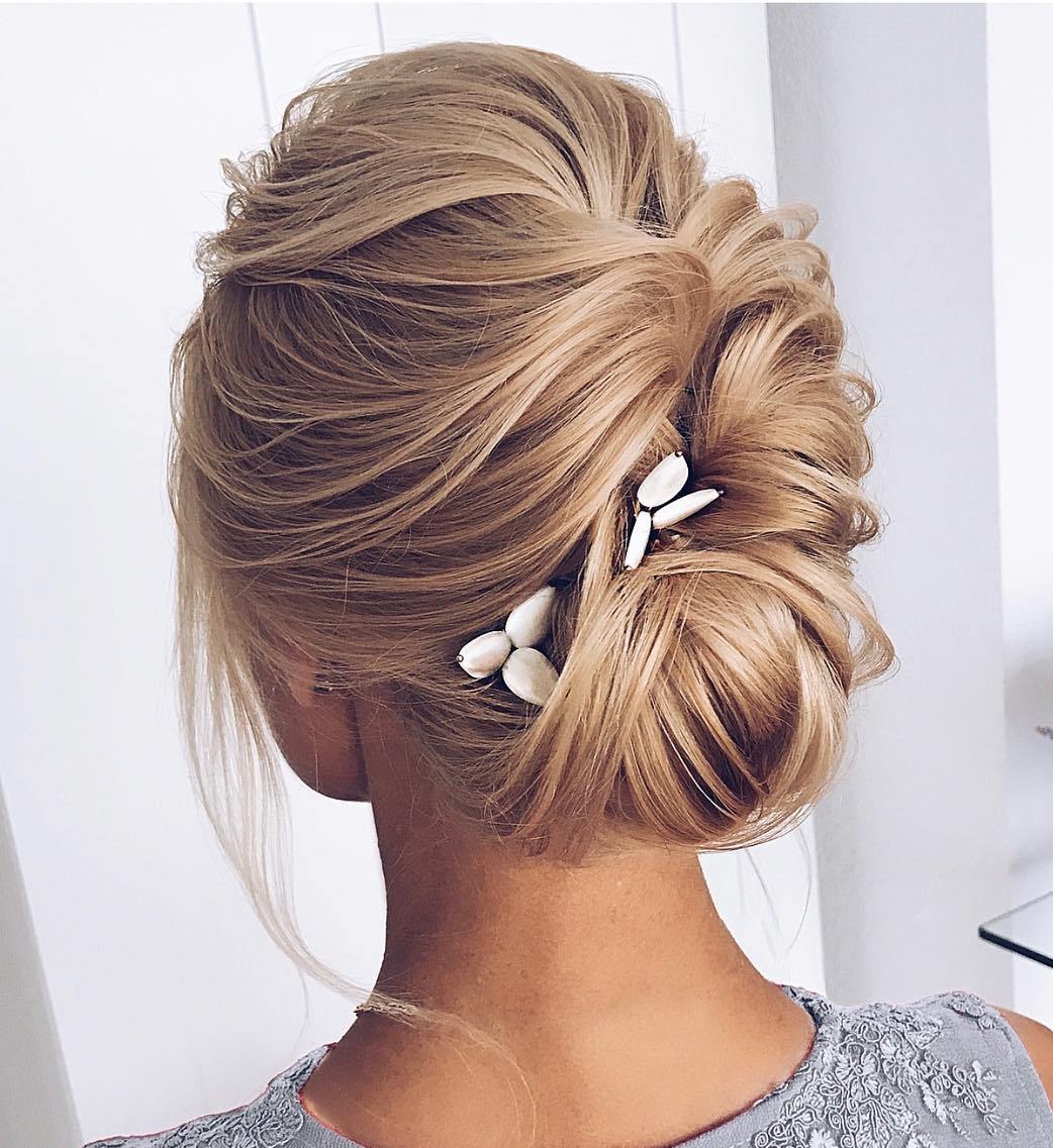 Twisted Updo With Decorative Clip — Classy Twist Updo