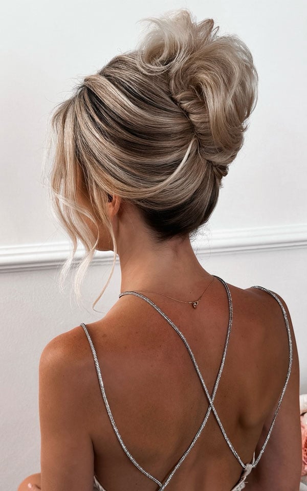Voluminous Wavy French Twist — Classy Twist Updo