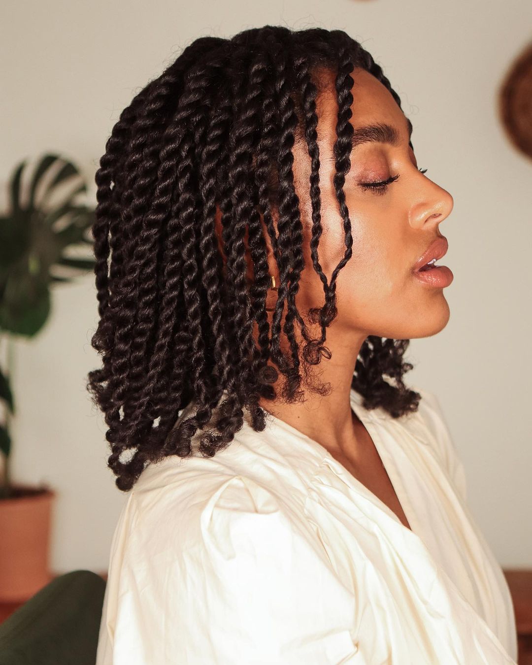 Dark Brown Shoulder Length Twist Out — Classy Twisted Styles