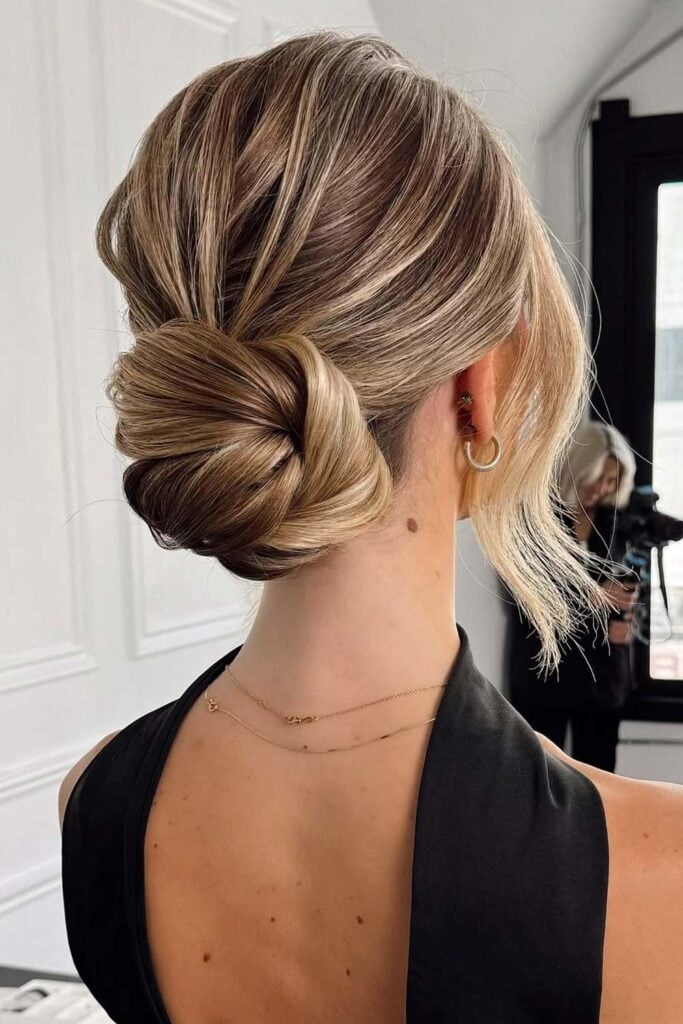 Ash Blonde Twisted Bun With Face Framing — Classy Twisted Styles