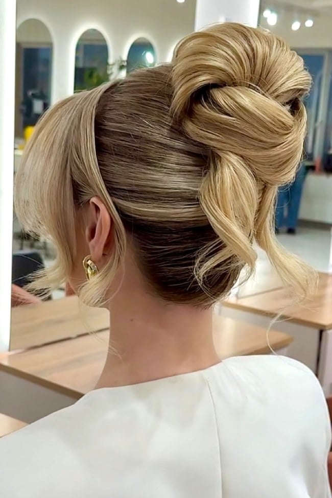 Intricate Brown and Blonde Twisted Updo — Classy Twisted Styles