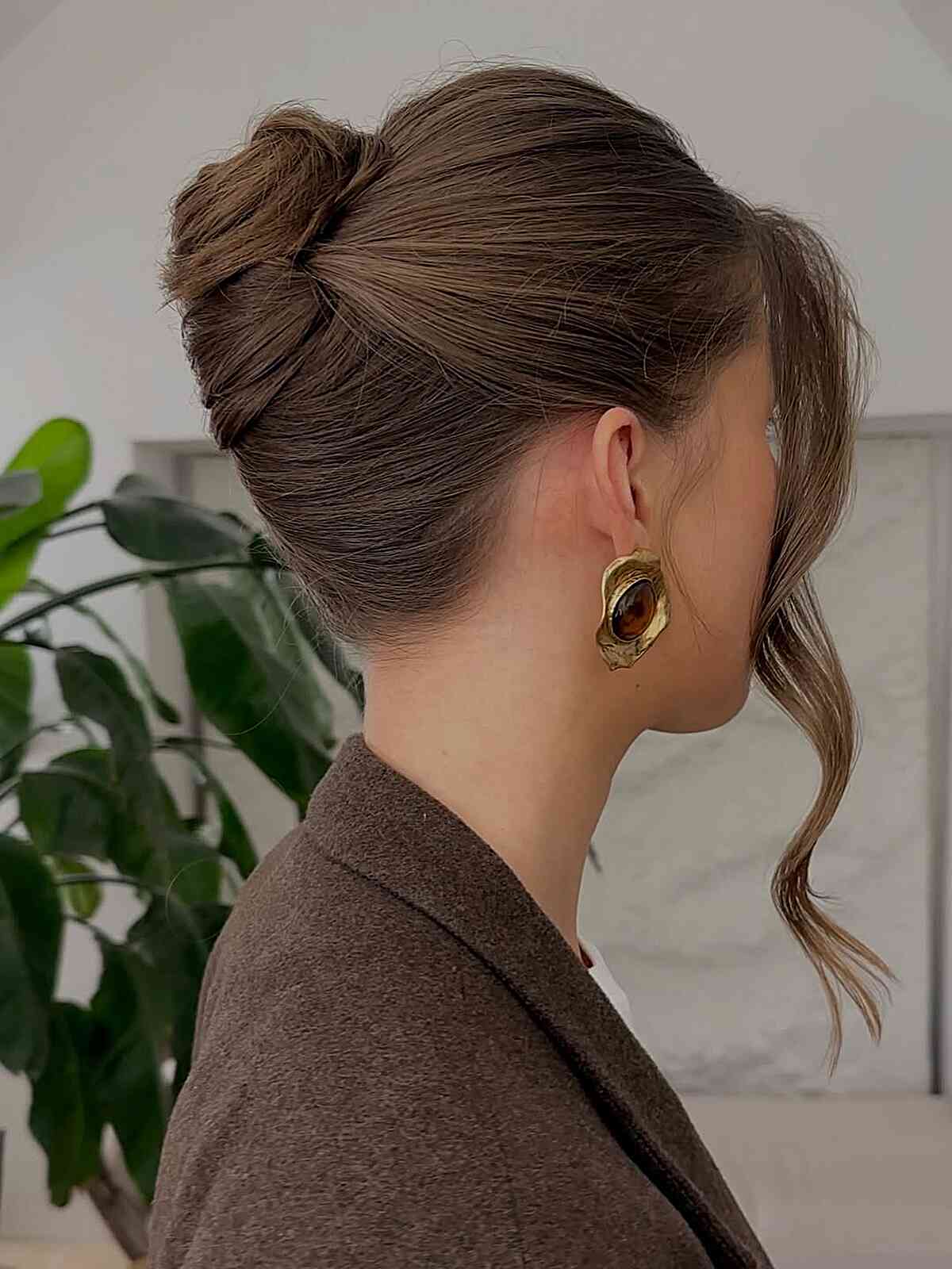 Medium Brown Sculpted Twisted Updo — Classy Twisted Styles
