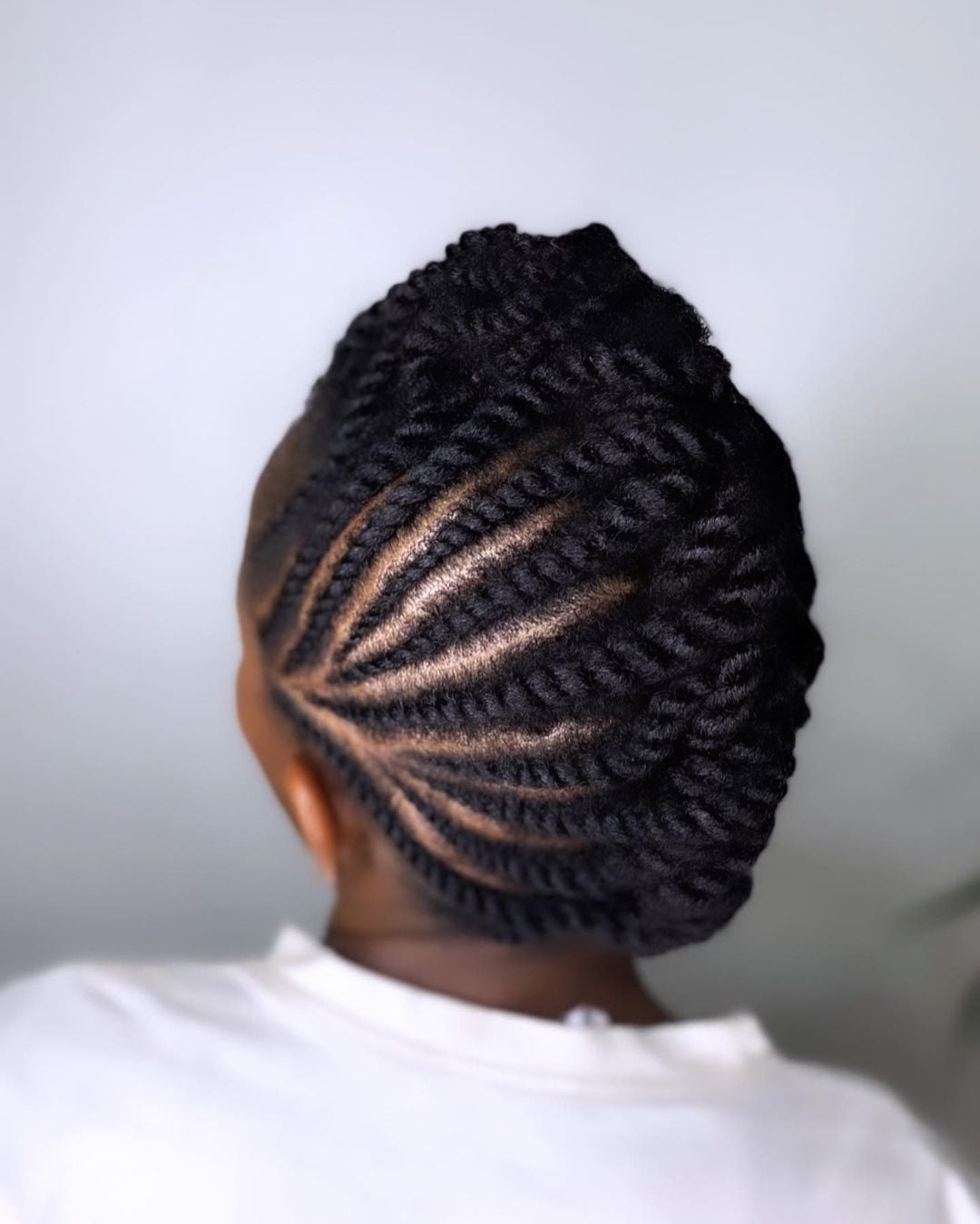 Shoulder Twists With Undercut — Classy Two Strand Twists Natural Hair