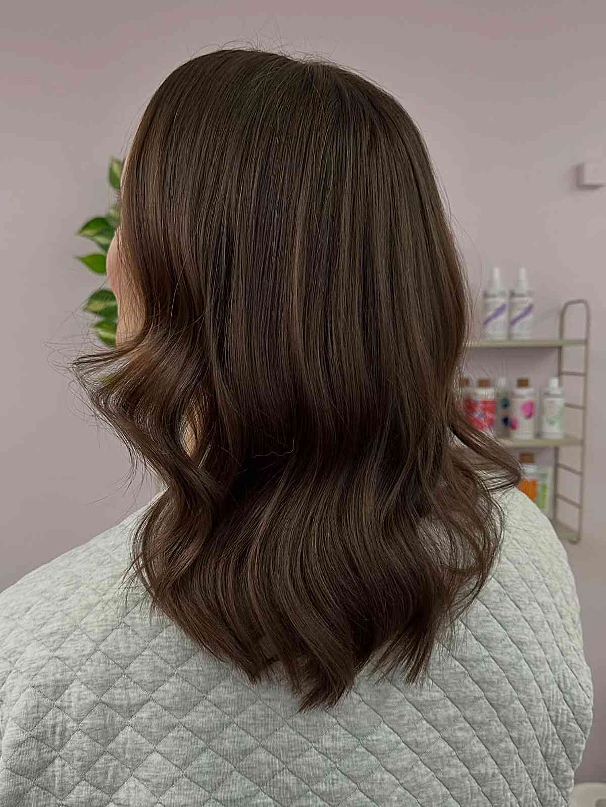 Shoulder Length Wavy Hair — Classy Two Tone Hair