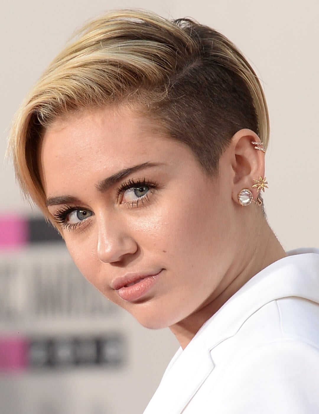 Light Blonde Pixie With Side Styling — Classy Undercut Pixie