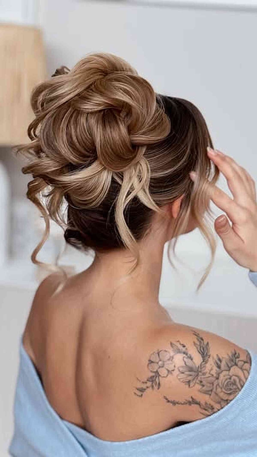 Intricate Textured Dark Blonde Updo Intricate Textured Dark Blonde Updo — Classy Updo Wig