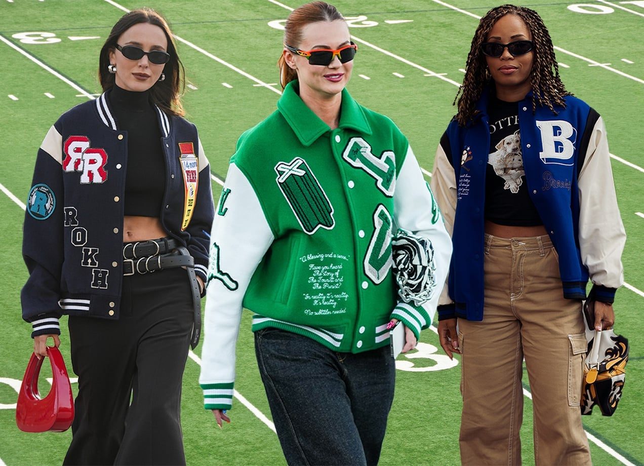 Navy Varsity Jacket With Black Turtleneck Navy Varsity Jacket With Black Turtleneck — Classy Varsity Jacket Outfits