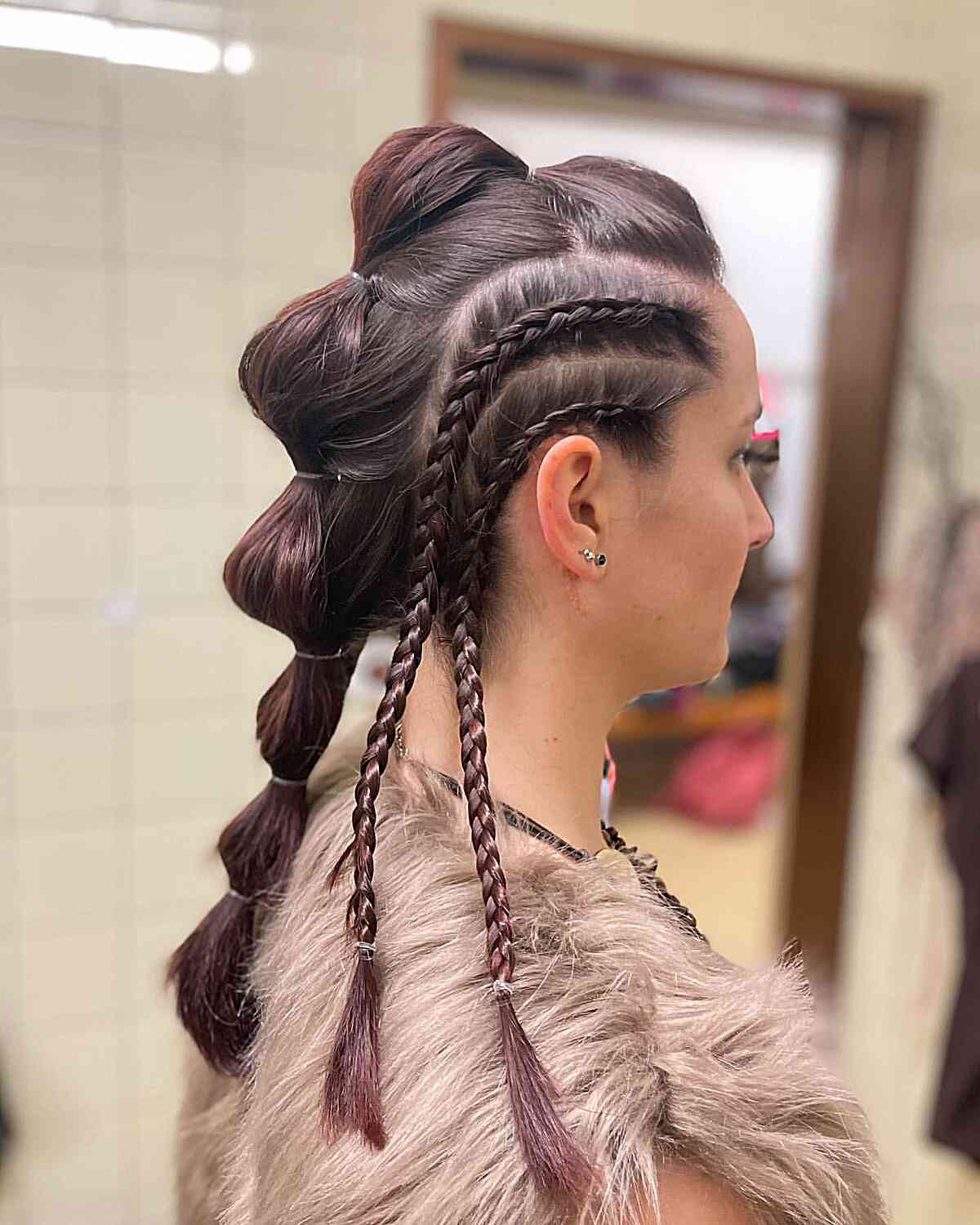 Mid-Back Mohawk Braid With Subtle Highlights Mid-Back Mohawk Braid With Subtle Highlights — Classy Viking Braids