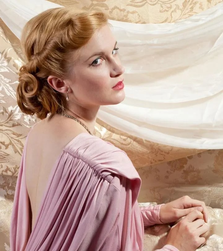 Chin Length Dark Brown Finger Waves Bob, Close-Up Take — Classy Vintage Hairstyles