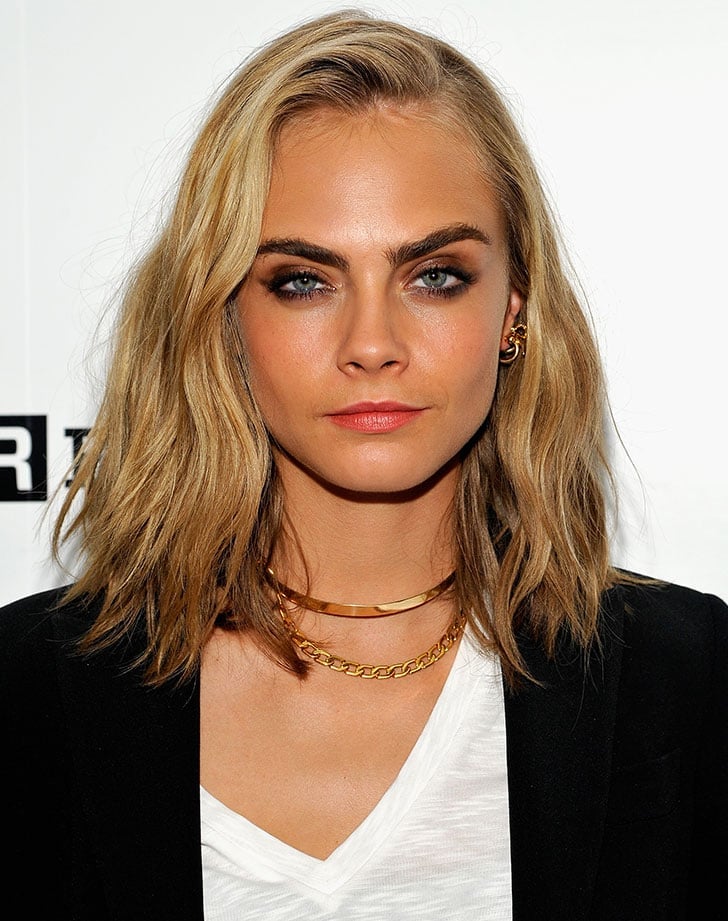 Ash Blonde Lob With Textured Waves And Bangs — Classy Wavy Hair Hairstyles