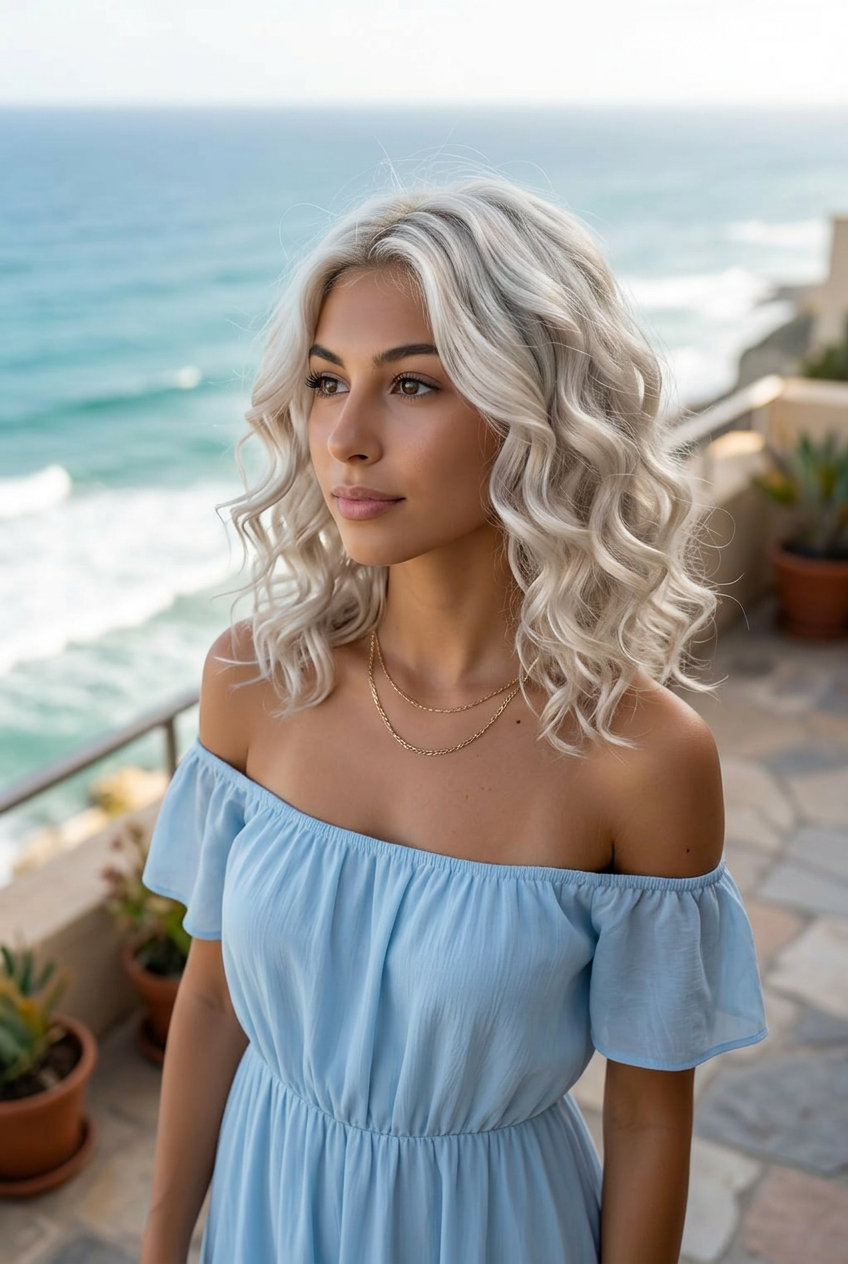 long cool platinum blonde voluminous heatless curls for summer quick hairstyles 2026