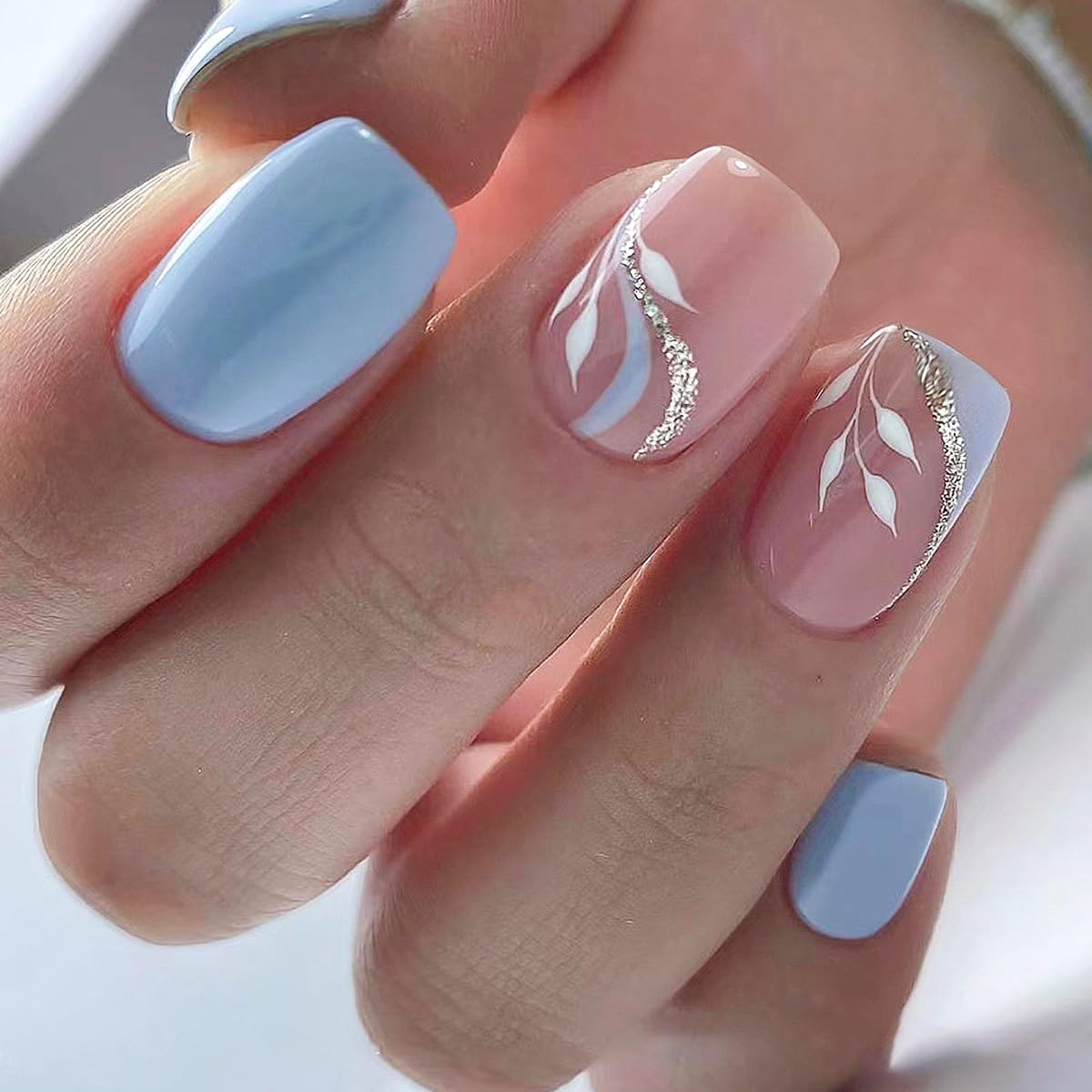 Dark Navy Blue with Gold Stars Short Square Nails Dark Navy Blue with Gold Stars Short Square Nails — Cute Blue Nails