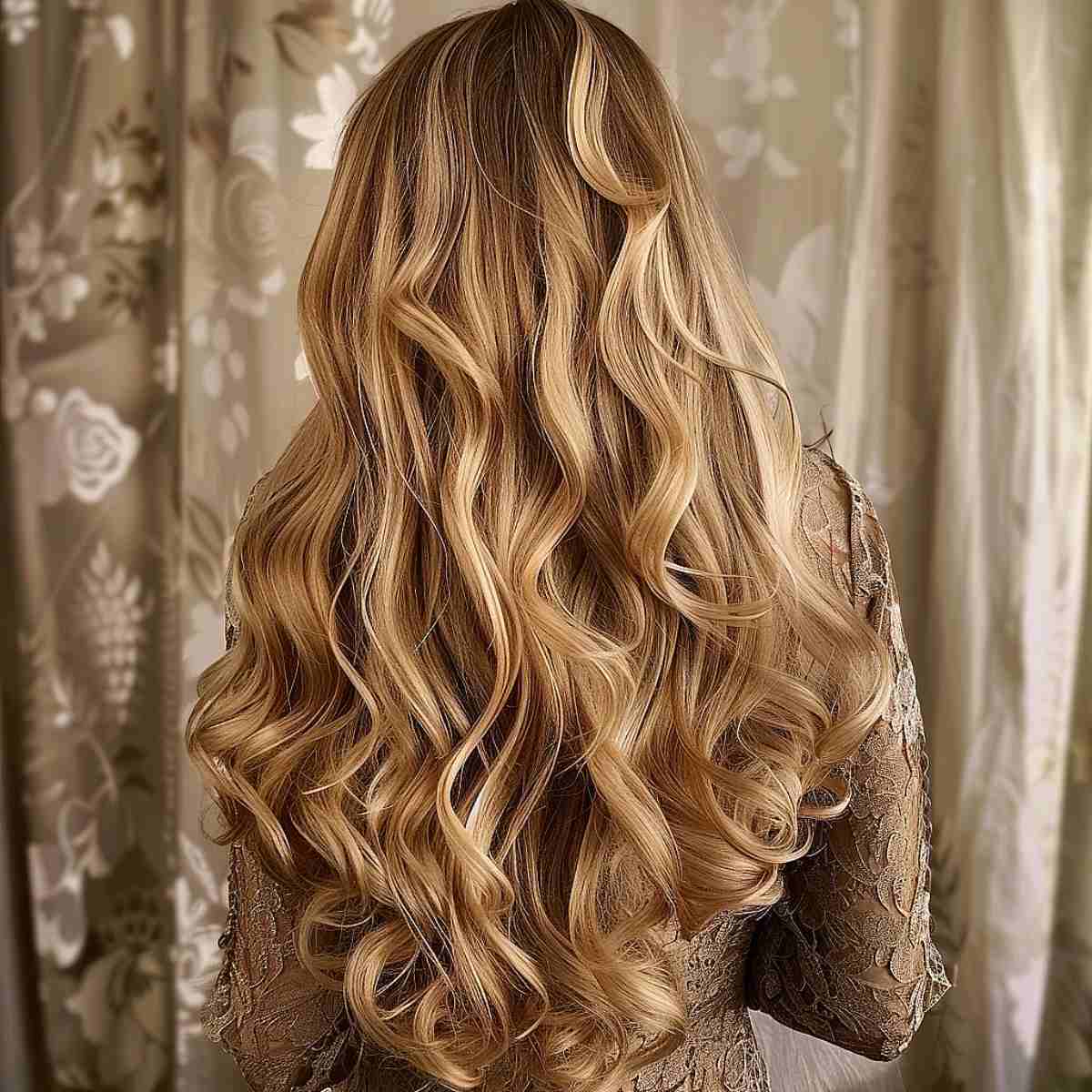 Thick Wavy Blonde Balayage Mid-Back Thick Wavy Blonde Balayage Mid-Back — Cute Chic Hairstyles