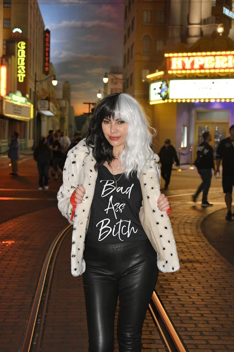 Cruella De Vil Inspired Faux Fur Coat Look — Cute Disney Outfit Inspo