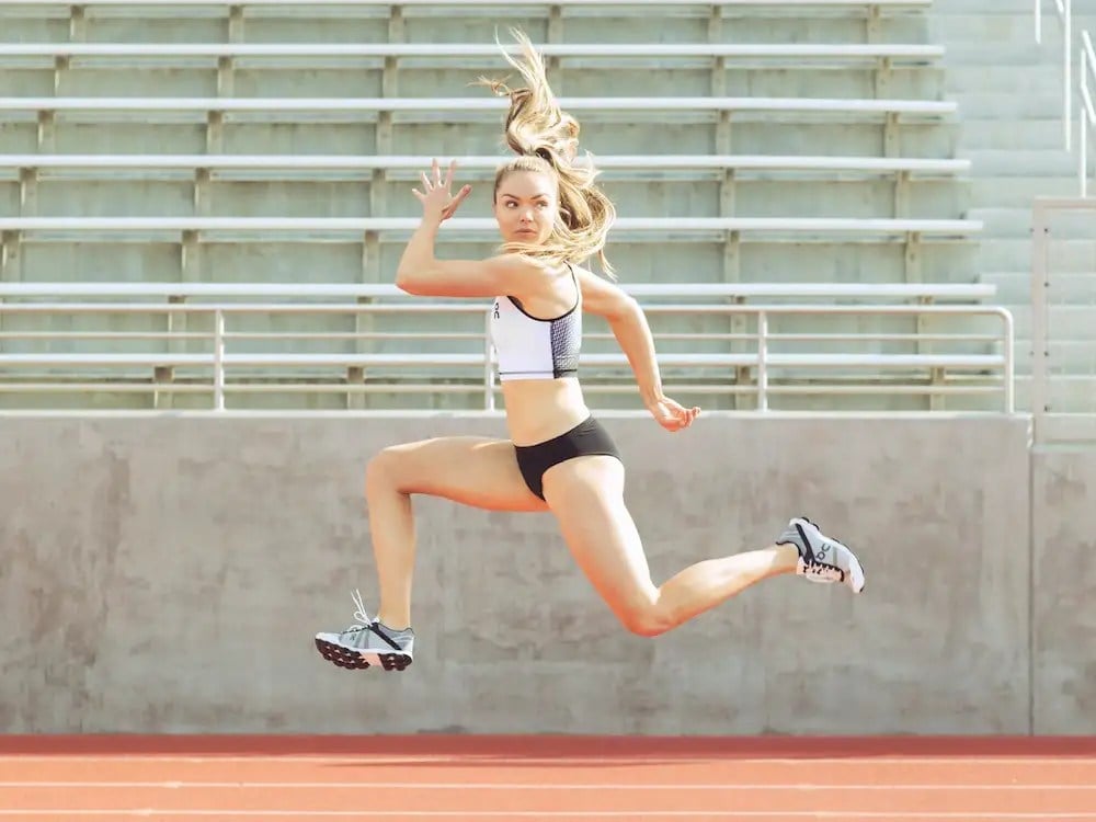 Grey Athletic Shoes with Sports Bra and Shorts Grey Athletic Shoes with Sports Bra and Shorts — Cute Running Outfits