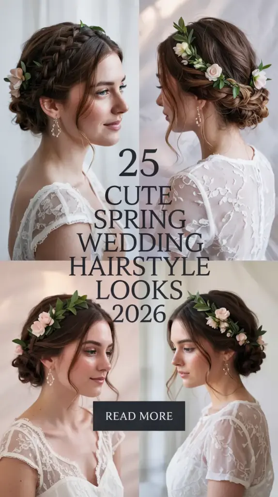 Cute Spring Wedding Hairstyle Looks 2026: Romantic, Modern & Timeless Ideas
