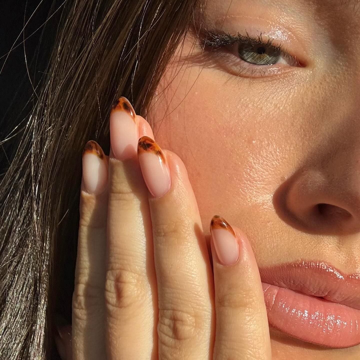 Short Almond Pastel Mix Floral French Tip Short Almond Pastel Mix Floral French Tip — Cute Trendy Nails