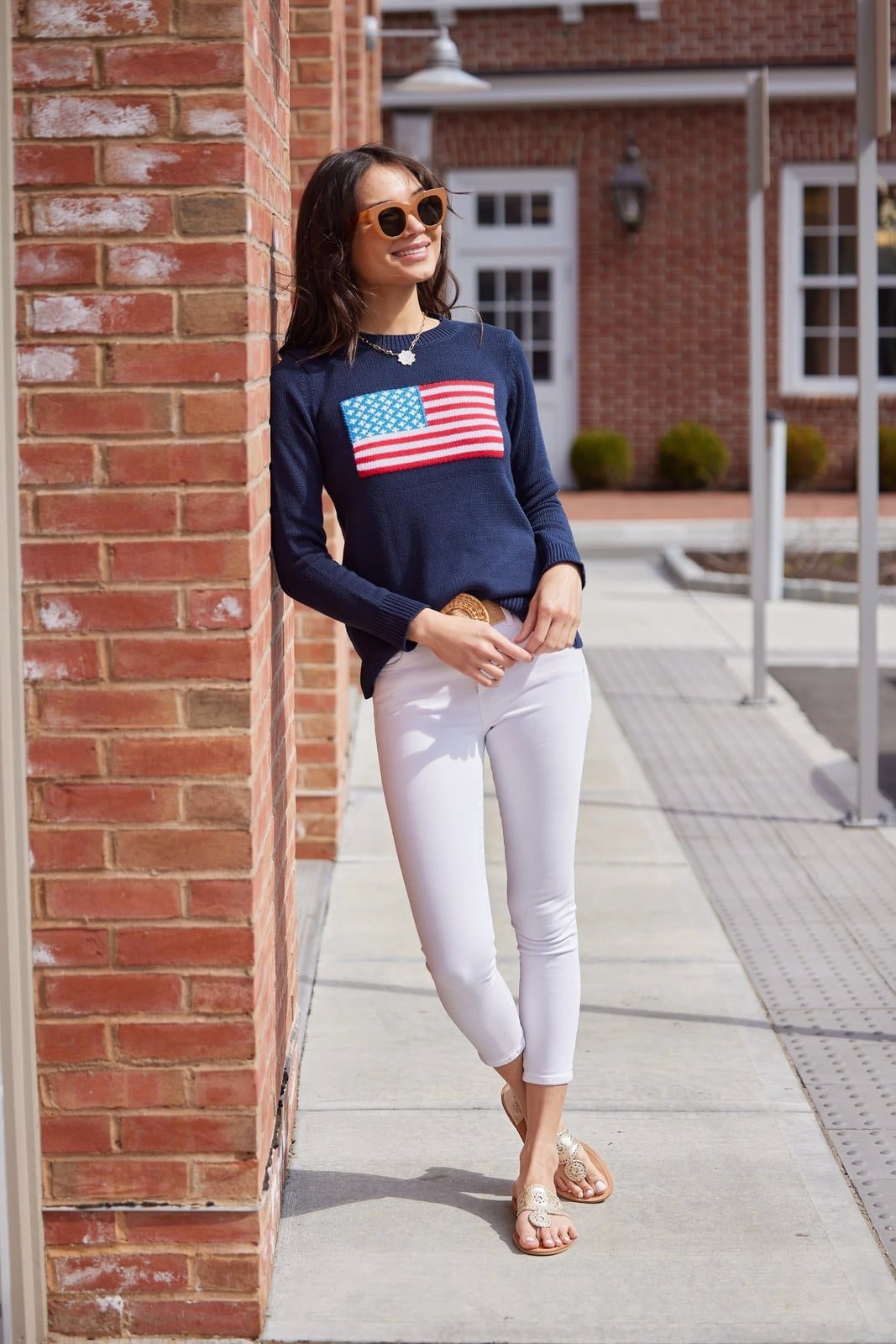 American Flag Sweater with Skinny Jeans American Flag Sweater with Skinny Jeans — Cute Unique Outfits