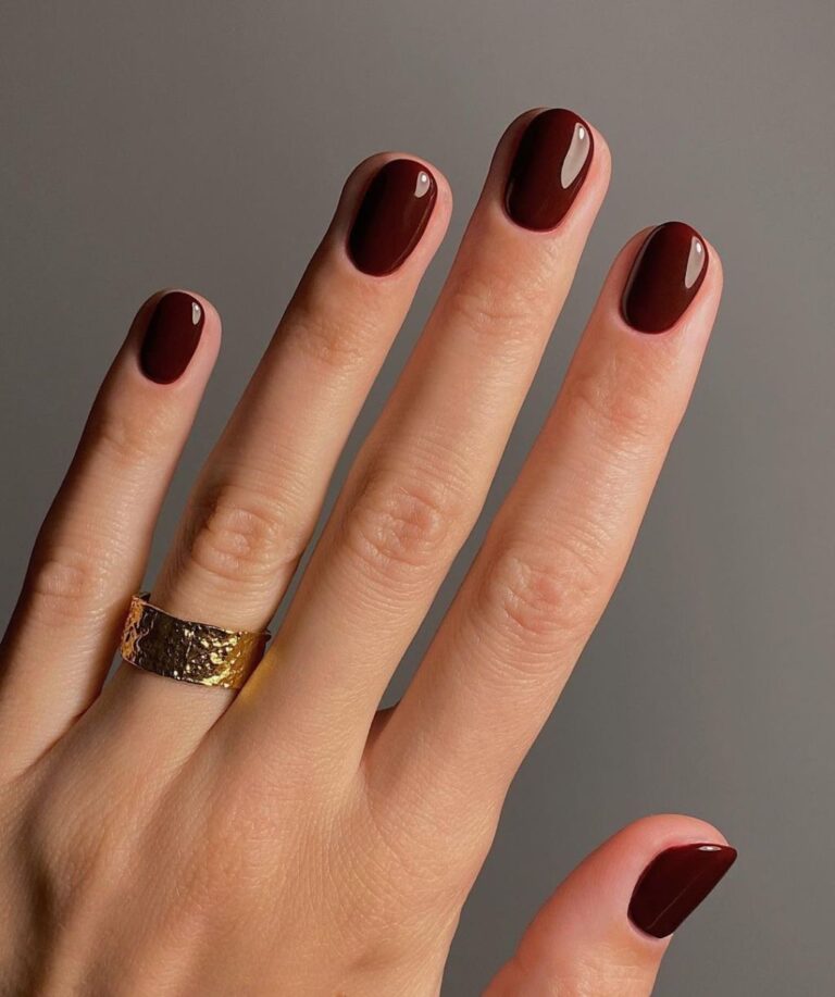 27 Cute Wine Nails 2027: Deep Burgundy & Plum Shades