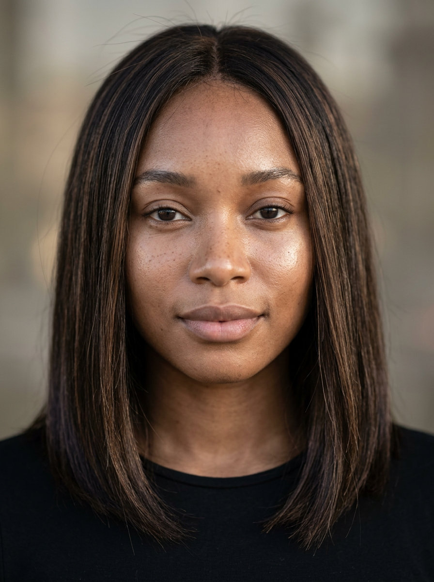 Dark Chocolate Air Touch Balayage 2026 long dark chocolate air touch balayage with warm walnut, subtle highlights — sophisticated date night look