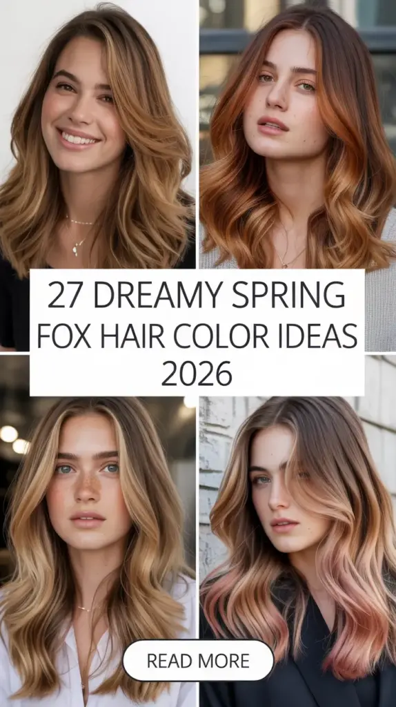 Dreamy Spring Fox Hair Color Ideas 2026: 27 Fiery, Copper & Auburn Looks to Try This Season
