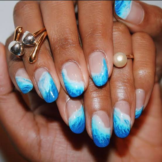Beach Inspired Summer Nails — Easy Wave Nails
