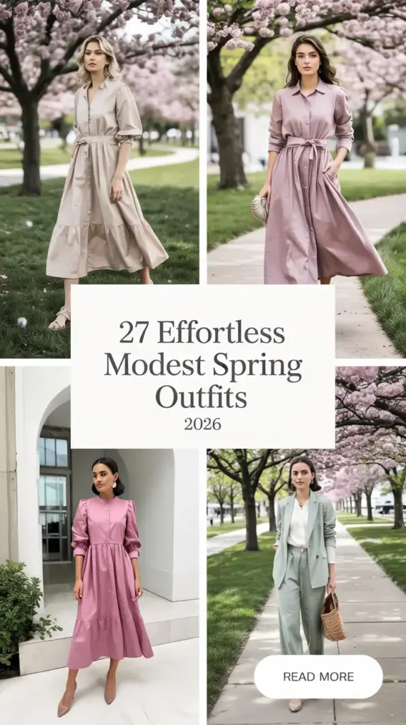 Effortless Modest Spring Outfits 2026: Fresh, Chic & Easy Styling Ideas