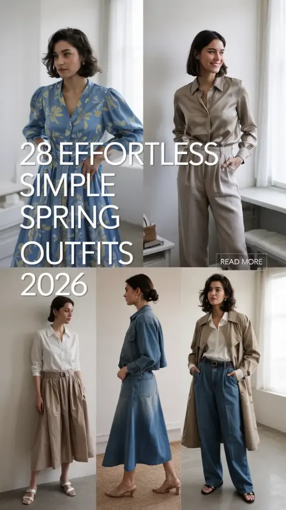 Effortless Simple Spring Outfits 2026: Fresh, Easy Looks for a Modern Spring Wardrobe