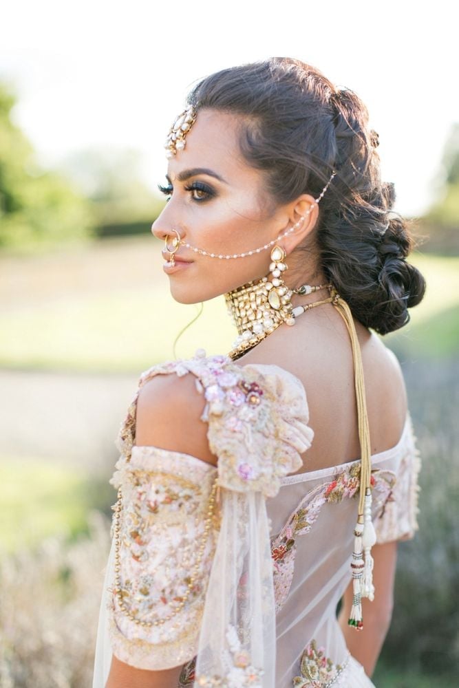 Dark Brown Updo With Braided Elements — Elegant Updo Inspo