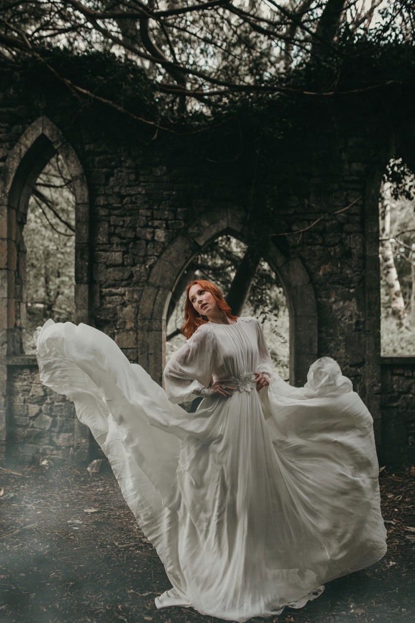 Chiffon and Lace Empire Waist Dress — Ethereal Dress Ideas