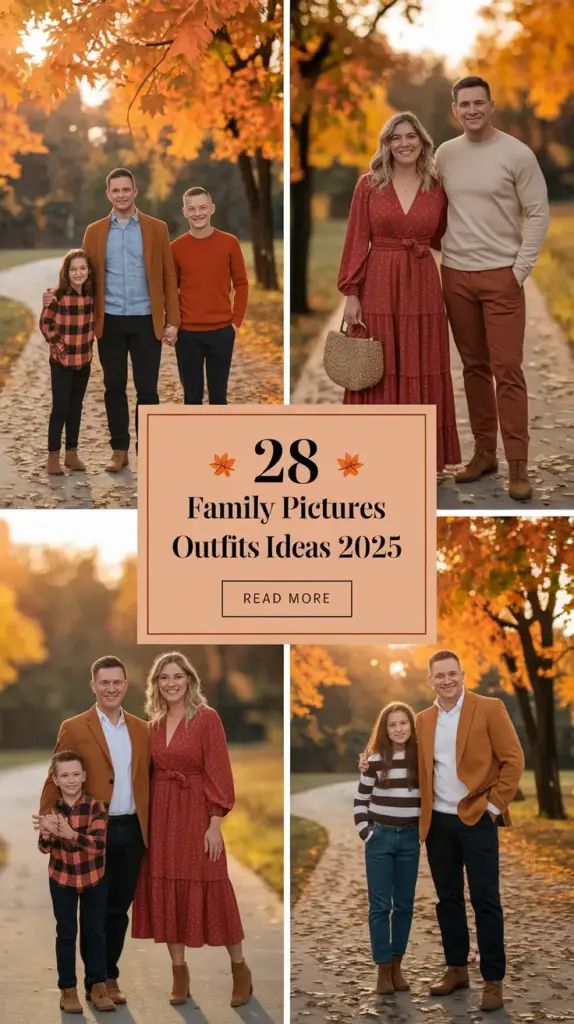 28+ Fall Family Pictures Outfits Ideas 2025: Casual & Stylish Looks for Every Autumn Vibe