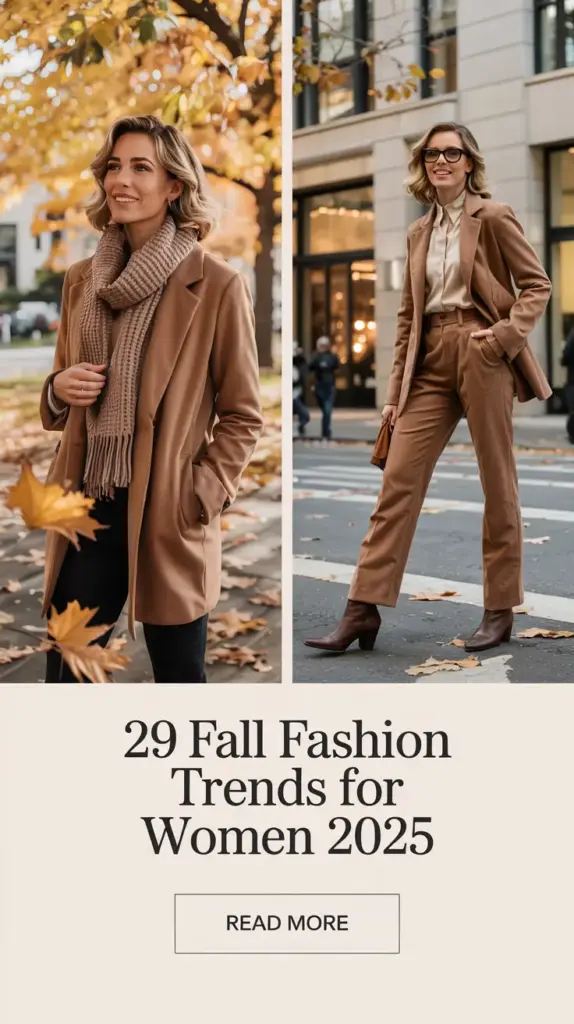 Top Fall Fashion Trends for Women 2025: Effortless Street Style Meets Comfort