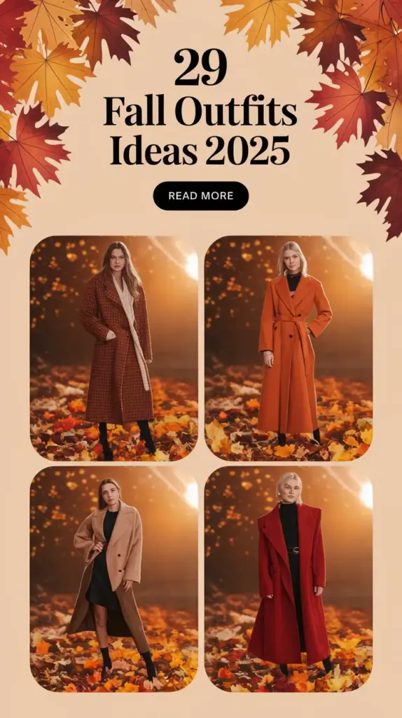 Fall Outfits Ideas 2025: 29+ Inspiring Looks to Try This Season