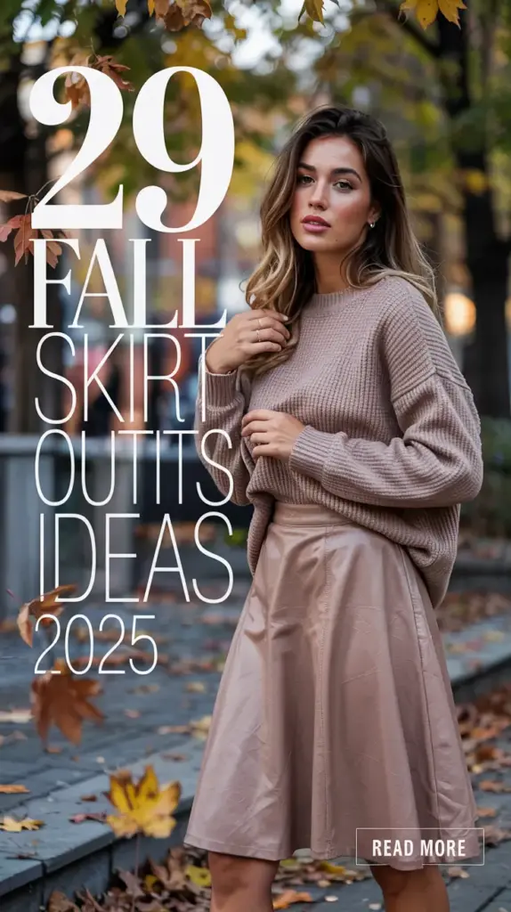 28 Best Fall Skirt Outfits Ideas 2025: From Cute Jean Styles to Chic Maxi Looks