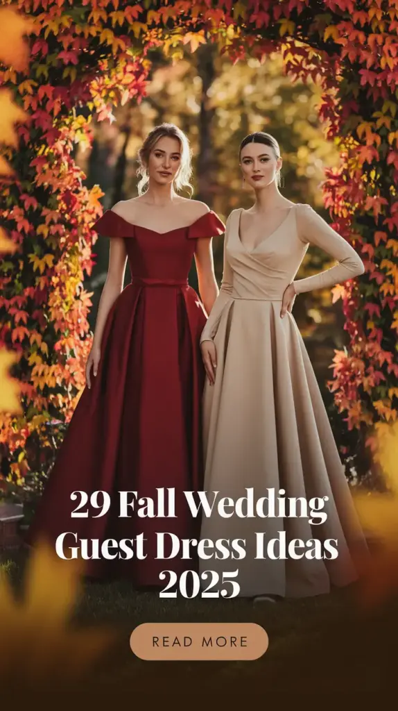 Fall Wedding Guest Dress Ideas 2025 for Every Dress Code